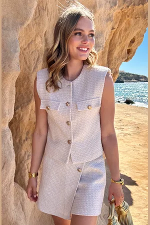 Jurkjes Luxury Boucle Korte Gilet