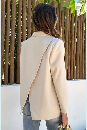 Jurkjes Open Back Oversized Blazer