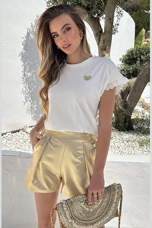 Jurkjes Broderie Heart Top Geneva Off White