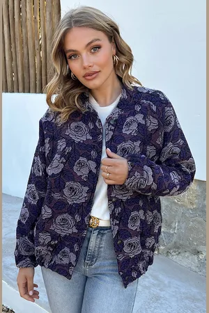 Jurkjes Elegant Bloemen Bomber Mara