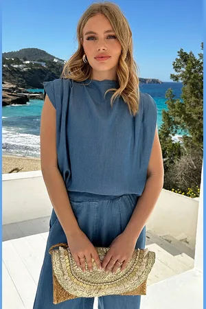 Jurkjes Top Met Plooien Lilly Denim