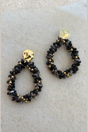 Jurkjes Luxury Beads Oorbellen Yara Goud