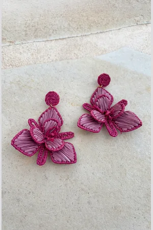 Jurkjes Bloom Oorbellen Liv Pink
