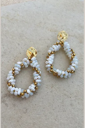 Jurkjes Luxury Beads Oorbellen Yara Goud