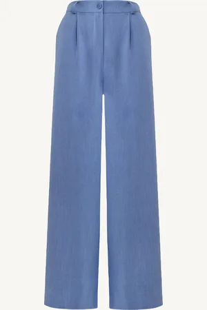 Jurkjes Wide Leg Pantalon Blue
