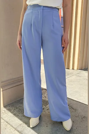 Jurkjes Elegant Pantalon Pastel Blauw