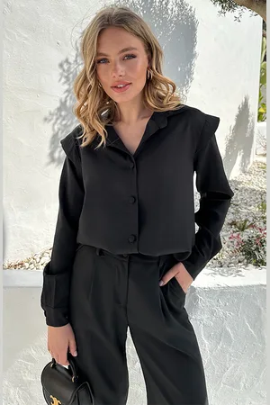 Jurkjes Oversized Button Muse Blouse