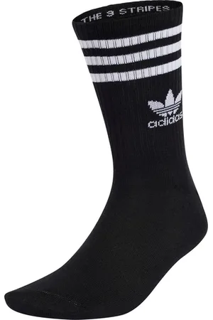 adidas 3-stripes Crew 6 Pairs Sokken Zwart