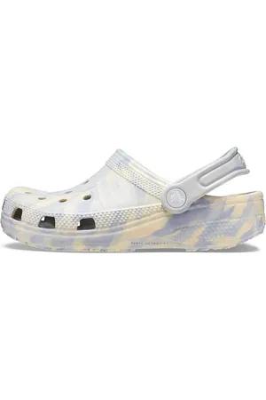 Crocs Classic Marbled Clog Slippers Kids Grijs