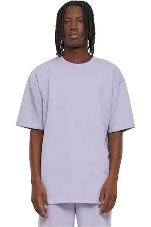 Urban classics Light Terry T-shirt Paars