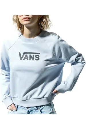 Vans Flying V Sweatshirt Vrouwen Blauw