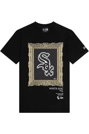 New Era MLB Chicago wit S Curcu T-shirt Zwart