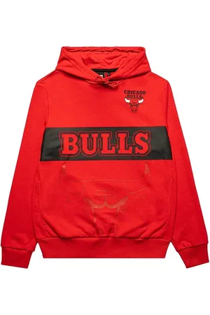 New Era Chicago Bulls NBA Wordmark Hoody Rood