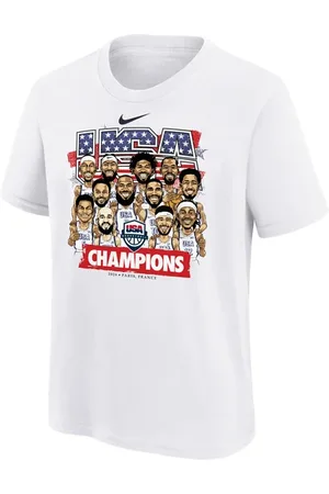 Nike Usab Caricature T-shirt Wit Kezgm1nbh3