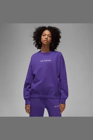 Jordan Air X Wordmark Sweatshirt Vrouwen Blauw K514