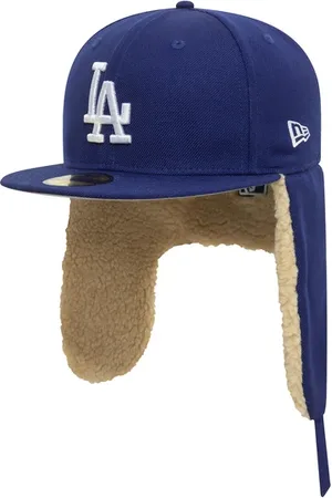 New Era MLB Los Angeles Dodgers Dog Ear 59fifty Pet Blauw