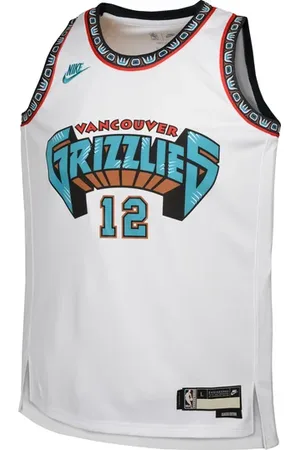 Nike Memphis Grizzlies NBA Memphis Grizzlies Morant Ja Shirt Kids Wit Kez2b7bu7p24_ngx_grijm