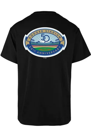 47 Brand Los Angeles Dodgers Backer 47 Echo T-shirt Zwart