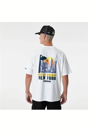 New Era T-shirt Wit