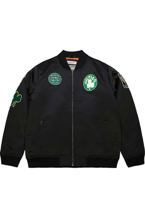 Mitchell & Ness NBA Bc Satin Bomber Jas Zwart