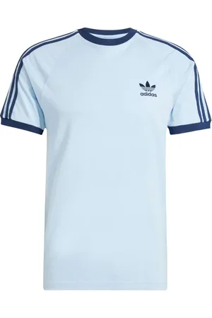 adidas 3-stripes T-shirt Blauw