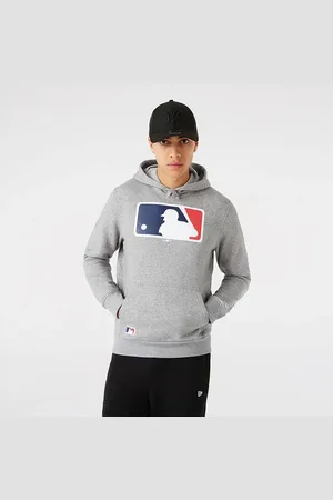 New Era Logo Hoody Grijs