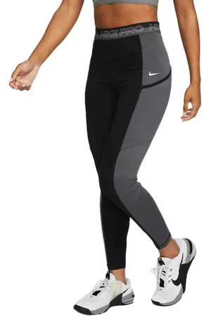 Nike Pro High-waisted 7/8 Legging Vrouwen Zwart K010