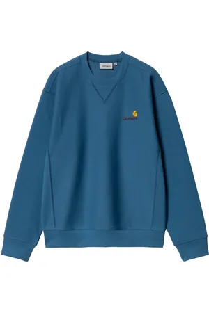 Carhartt American Script Sweatshirt Blauw