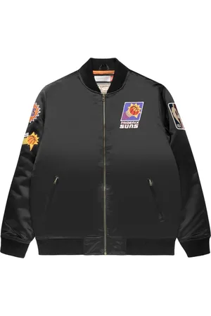 Mitchell & Ness NBA Ps Satin Bomber Jas Zwart