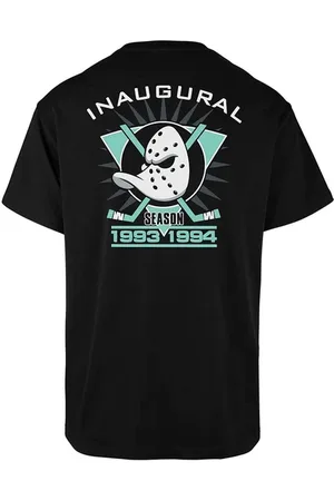 47 Brand Anaheim Ducks Backer 47 Echo T-shirt Zwart