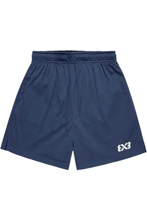 3x3 Wide Mesh Korte Broek Blauw