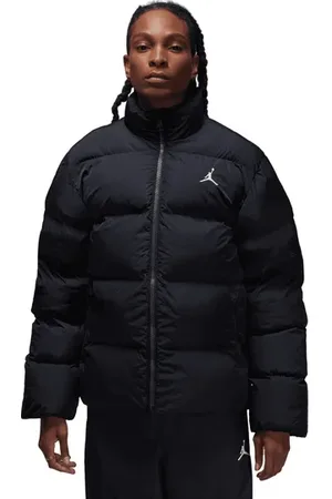 Jordan Essentials Poly Puffer Jas Zwart K010