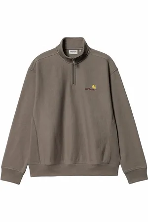 Carhartt Half-zip American Script Sweatshirt Wit