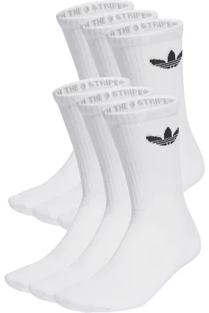 adidas Crew 6er Pack Sokken Wit