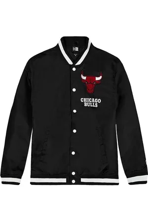 New Era Chicago Bulls Logo Varsity Jas Zwart