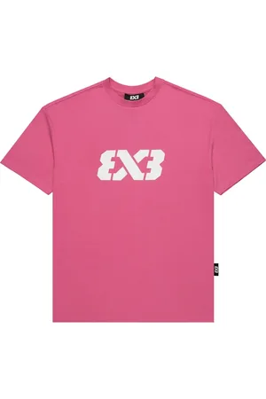 3x3 Logo T-shirt Vrouwen Roze