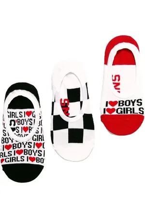 Vans Canoodles 3er Pack1-6 Kids Sokken Kids Wit