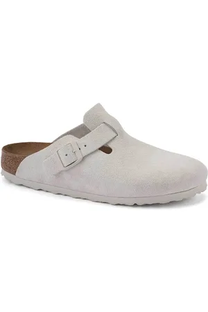 Birkenstock Bostvl Antique wit Slippers Wit