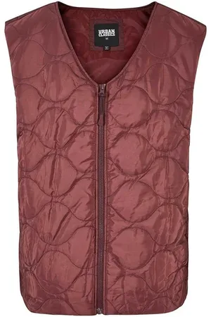 Urban classics Zipped Weste Jas Rood