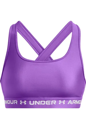 Under Armour Crossback Mid Sport-bh Dames Paars K573