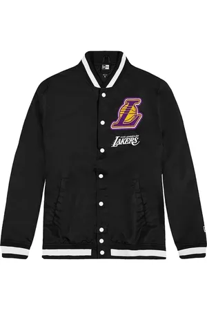 New Era La Lakers Logo Varsity Jas Zwart