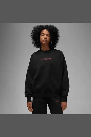 Jordan Air X Wordmark Sweatshirt Vrouwen Zwart K010