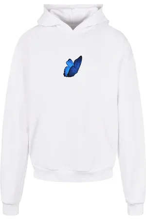 Mister Tee Le Papilloversized Hoody Wit
