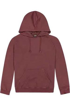 Urban classics Overdyed Hoody Rood