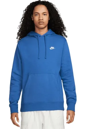 Nike Club Fleece Hoody Blauw K480
