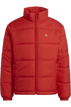 adidas Pad Stand Puffer Jas Rood
