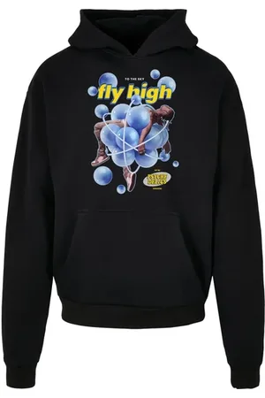 Mister Tee Psychadellic Oversized Hoody Zwart