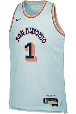Nike San Antonio Spurs NBA San Antonio Spurs Wembanyam Victor Shirt Kids Blauw Kez2b7bu8p24_nnm_spuvw