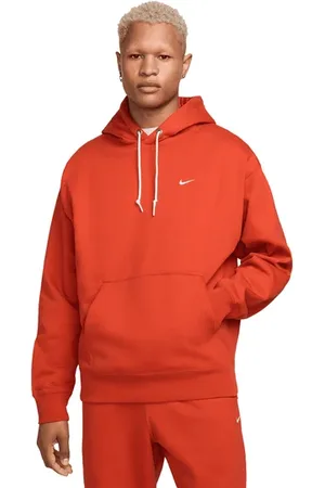 Nike Fleece Solo Swoosh Hoody Rood K626