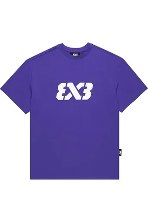 3x3 Logo T-shirt Vrouwen Paars